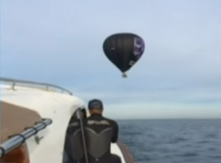 Hot Air Balloon Rescue, Water Rescue, Rescue at Sea, Hot Air Balloon Crash