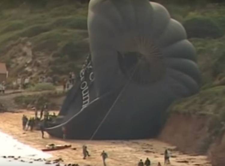 Hot Air Balloon Rescue, Water Rescue, Rescue at Sea, Hot Air Balloon Crash