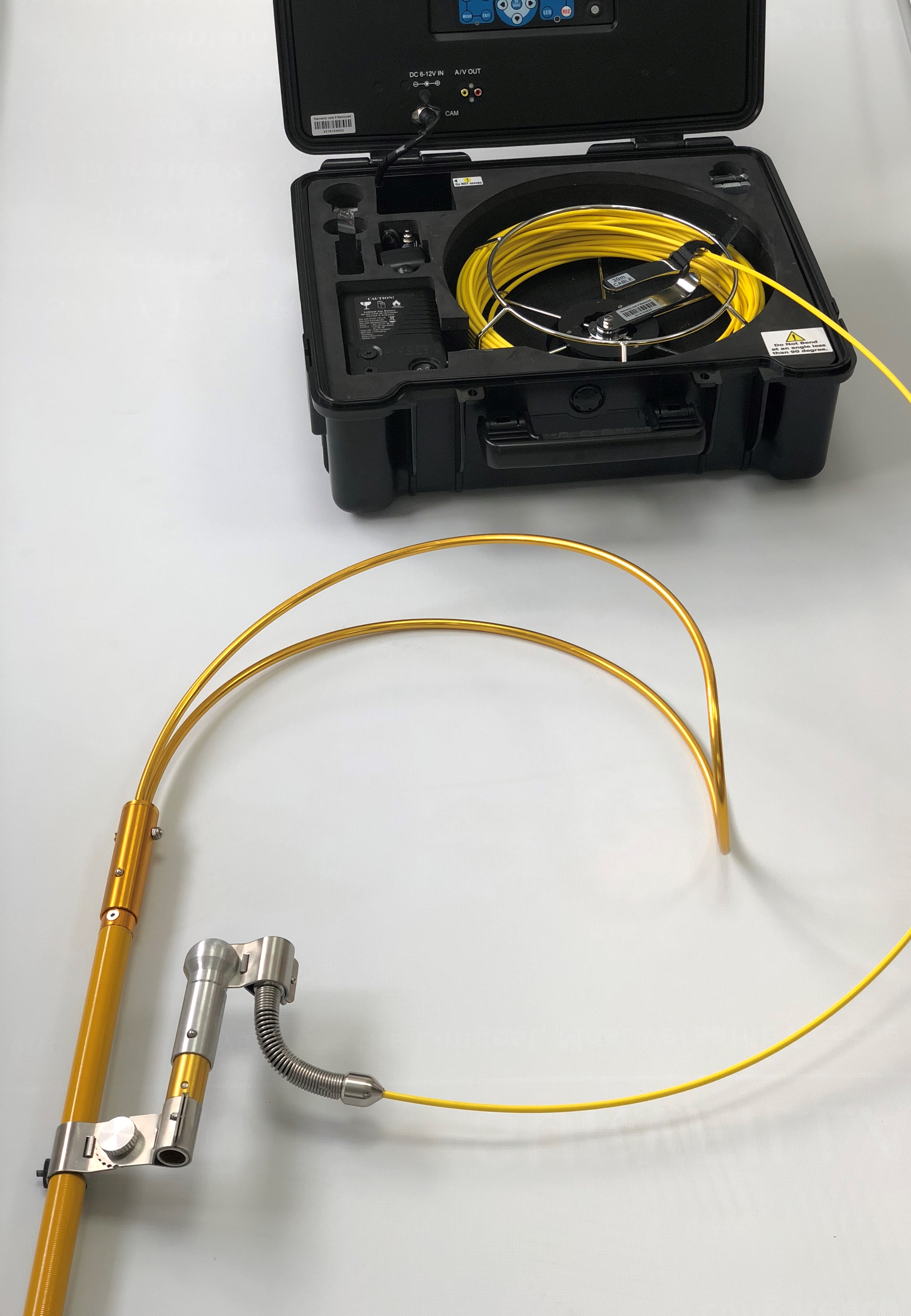 An image displaying the Reach and Rescue Body Finder and Recovery Aid with the Inspection Camera and Body Hook